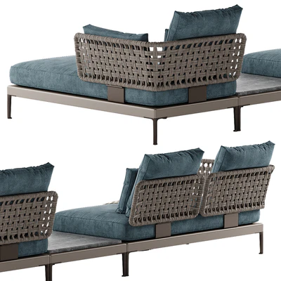 Minotti Patio sectional sofa — Ver 6