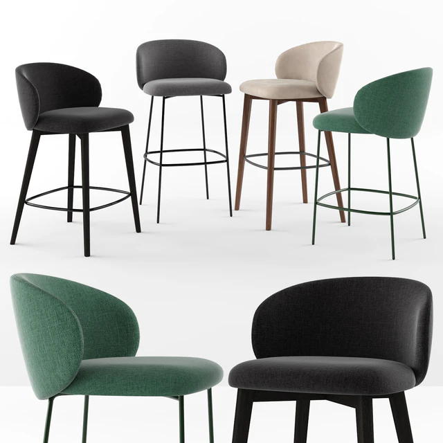 Connubia Tuka bar stools — Descargar
