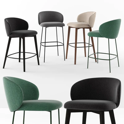 Connubia Tuka bar stools — Ver 1