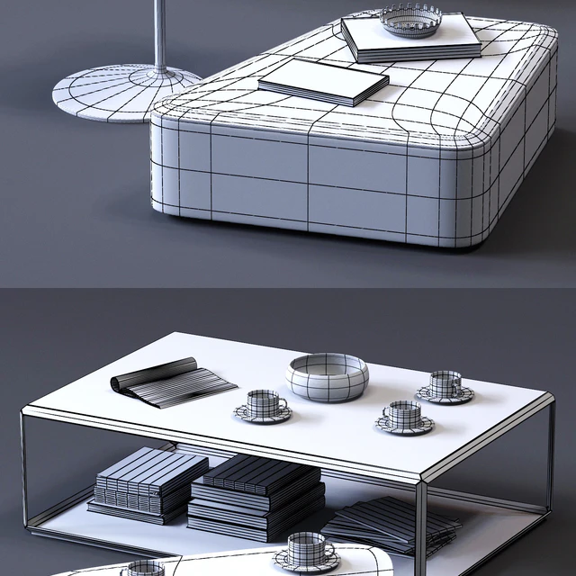 Molteni&C Coffee Tables Set 01 — Descargar