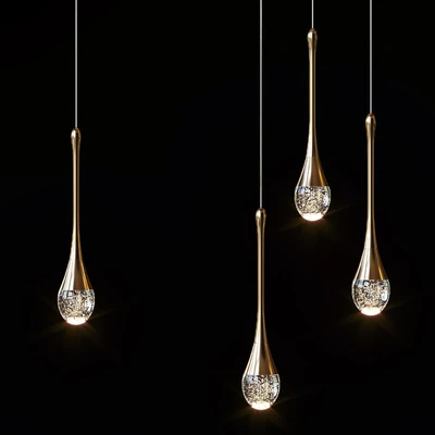 Pendant lights Mettasha Chandelier 1 and 3 lamps — Ver 3