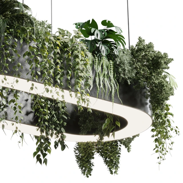 pot light - pendant plant light hanging 06 corona — Descargar