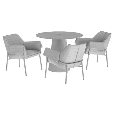 Bess dining chair and Alcor table — Ver 5