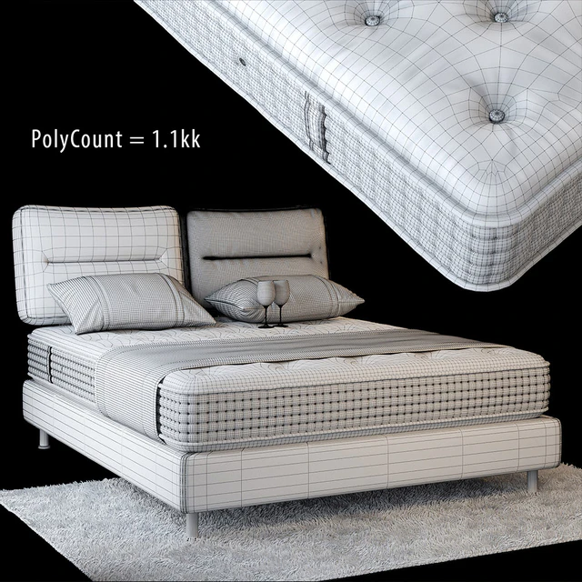 BED #4 + MATRESS by Greco Strom — Скачать