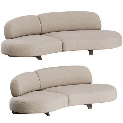 Vao 250 Curved Sofa by Paolo Castelli — Вид 1