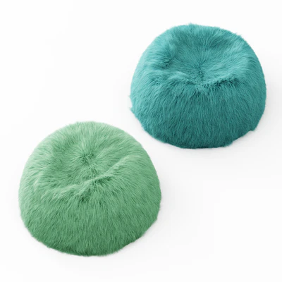Two Himalayan Faux-Fur Beanbag — Вид 2