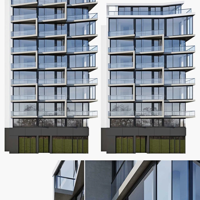 Modern residential building 2 — Descargar