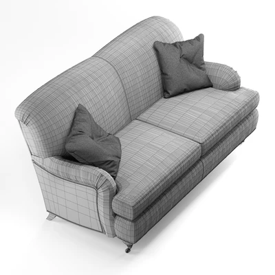 Oxford sofa, Kent Emerald, by Ethan Allen — Ver 3