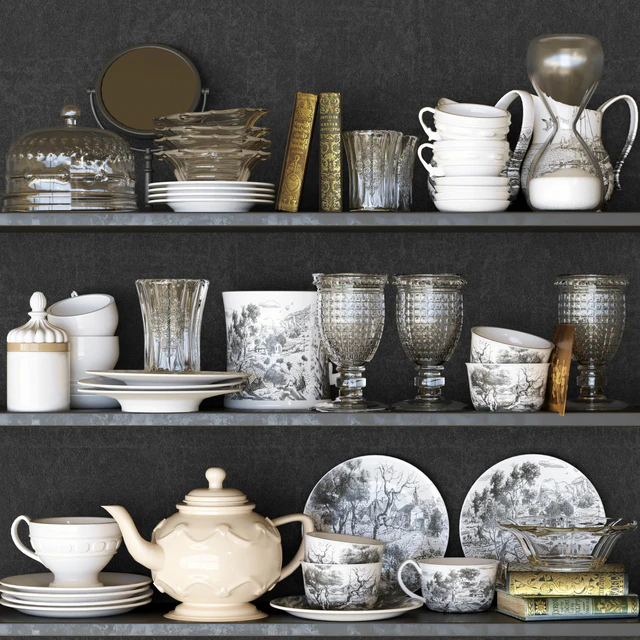 Collection of tableware and kitchen accessories — Descargar
