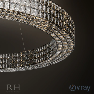 SPIRIDON RING CHANDELIER 59" — Ver 2