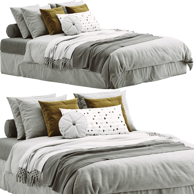 Bed scandinavian 02 — Скачать