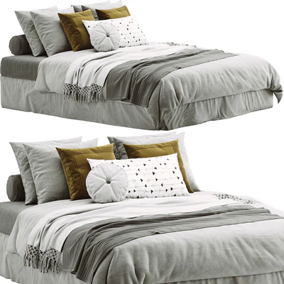 Bed scandinavian 02 — Вид 1