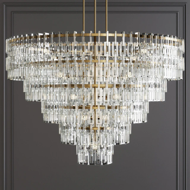 Restoration Hardware MARIGNAN ROUND CHANDELIER 60 Brass — Descargar