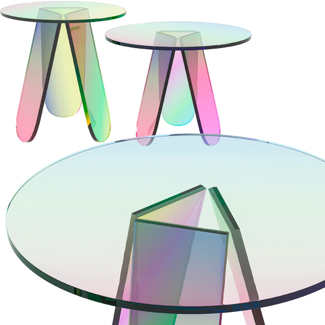 Coffee table Corner design Prism — Скачать