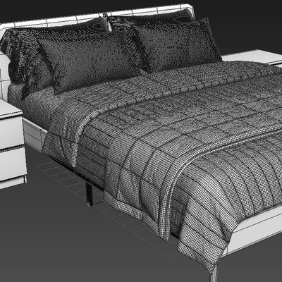 IKEA SLATTUM Double bed — Ver 2