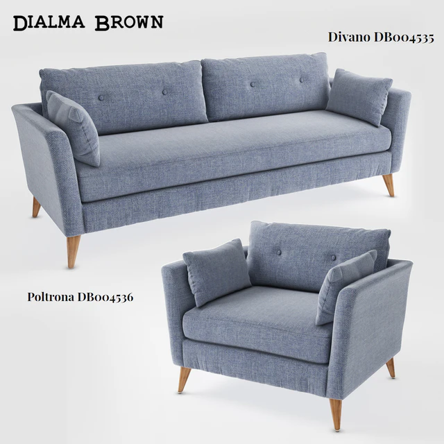 Dialma Brown Divano-db004535 Poltrona-db004536 — Скачать