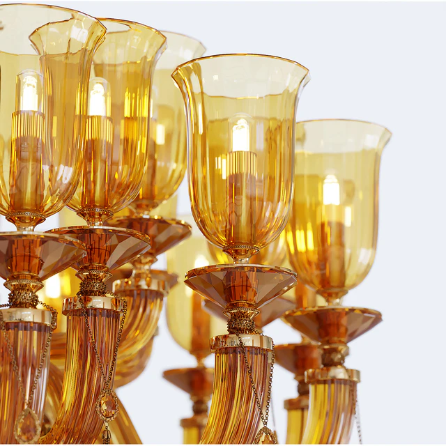 Люстра Euroluce Julienne Amber L12+6+6 Glass — Скачать