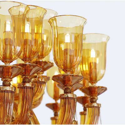 Люстра Euroluce Julienne Amber L12+6+6 Glass — Вид 2
