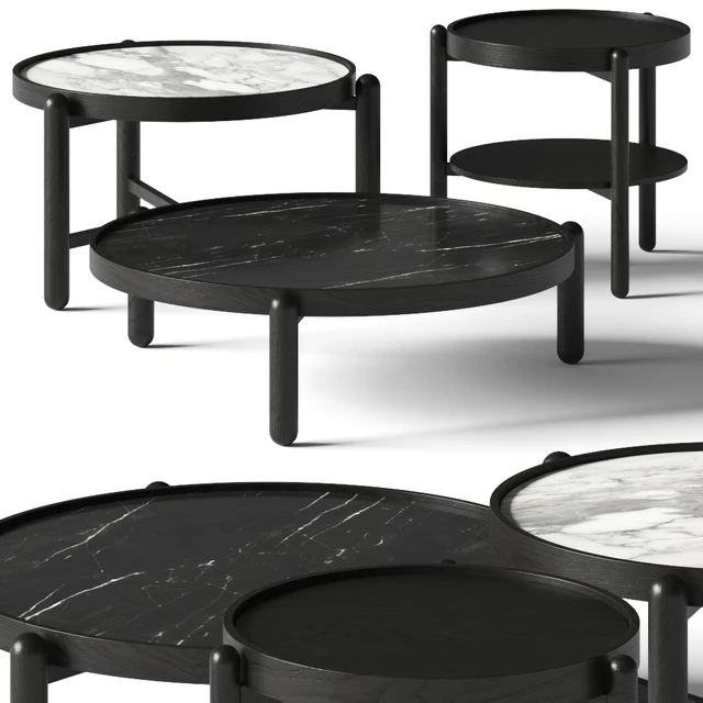 Meridiani Vittorio Coffee & Side Tables — Скачать