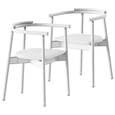 Mars Upholstered Chair by Branca Lisboa — Ver 2