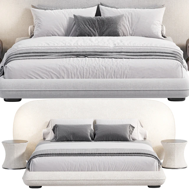 Bari bed by Como Casa — Скачать