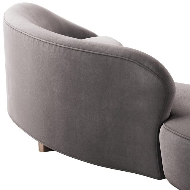 005 Serpentine sofa with arm by Vladimir Kagan — Descargar