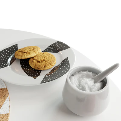 Set of dishes in Scandinavian style — Ver 2