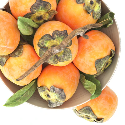 bowl of persimmon fruitbowl of persimmon fruit — Ver 4