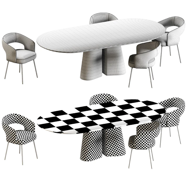 Ditre Italia Pillar and 356 Chair — Descargar