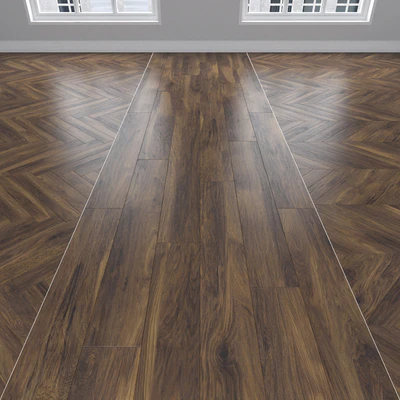 Parquet Oak, 3 types: herringbone, linear, chevron. — Ver 1