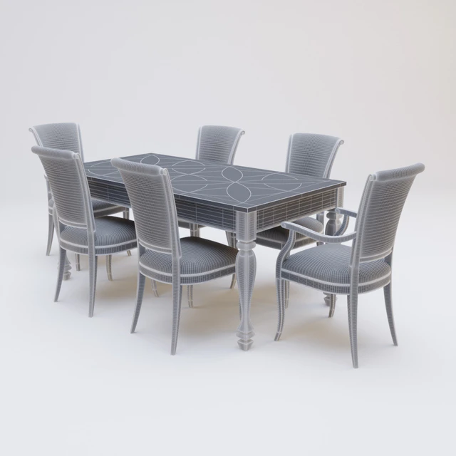 Dining Set 100x100 Classico — Descargar