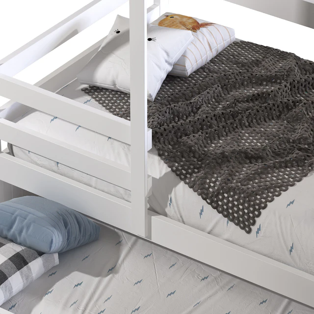 White kids bed — Descargar