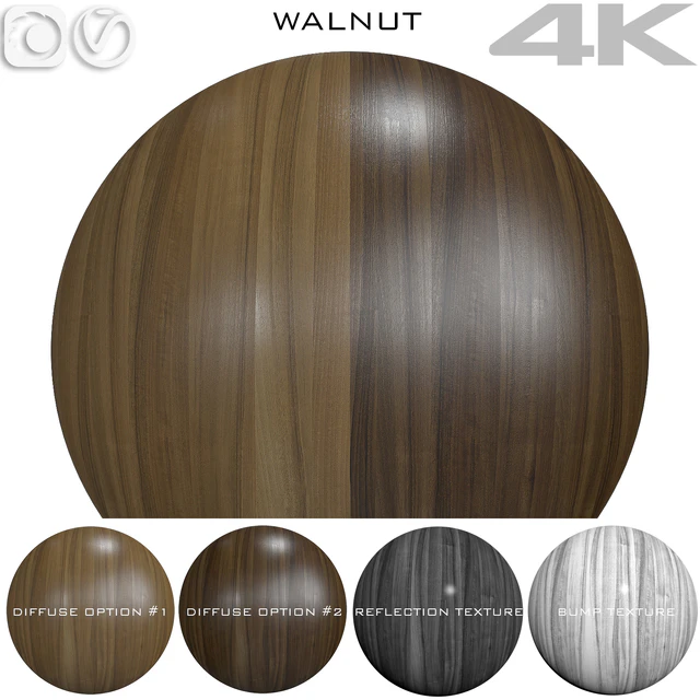 Seamless texture - Walnut — Descargar