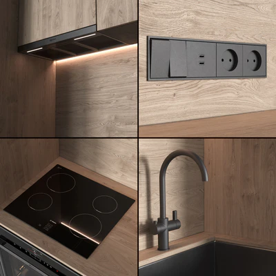 modern kitchen — Ver 7