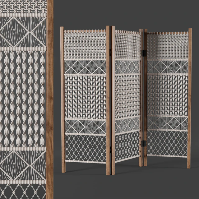 Macrame room divider — Download
