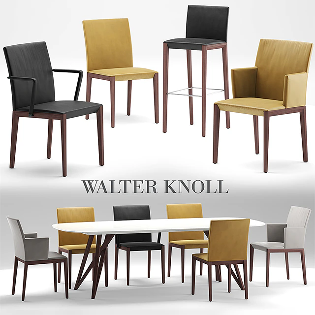 Table and chairs walter knoll Andoo — Descargar