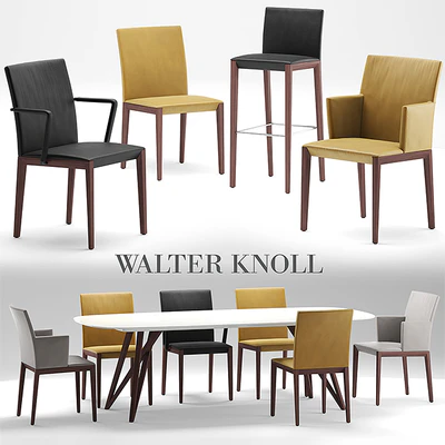 Table and chairs walter knoll Andoo — Ver 1