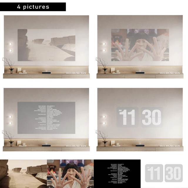 TV wall with Xiaomi laser projector — Descargar