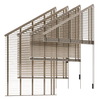 Wooden blinds for the attic window — Вид 4