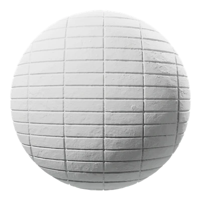 smooth stack bond brick wall texture white — download