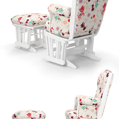 Dutailier glider - Chair 908 and ottoman — Ver 3