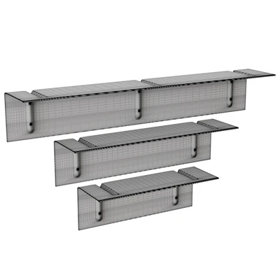 Brackets incl shelf — Ver 2