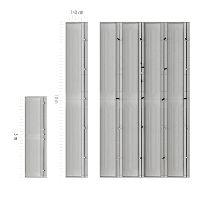 Metal Ceiling Design with lighting — Вид 3