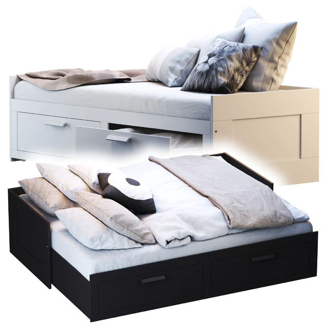 Кровать Ikea Brimnes — Скачать