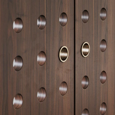 Decorative sliding partition Mobius — Ver 4