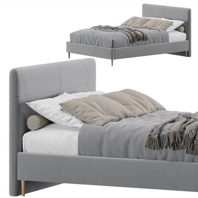 Bed Mayton 140 Velvet Yellow By Divan.ru / Кровать Майтон — Вид 6