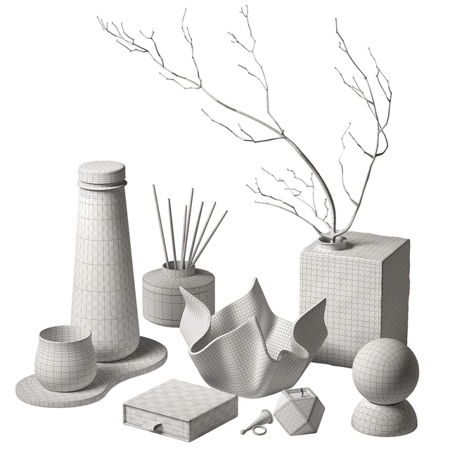 Decorative set. Minimal style decor. — Descargar