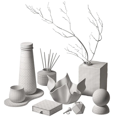 Decorative set. Minimal style decor. — Ver 2
