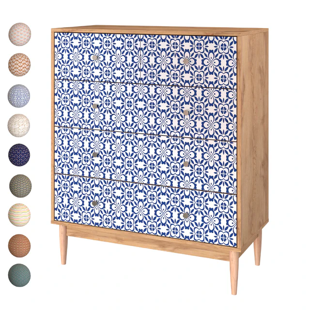 Chest of drawers Tyrone-1 Shell Lace Tulip — Descargar