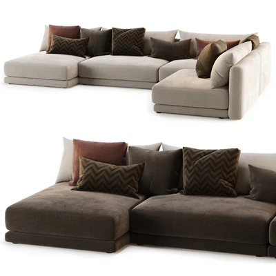 Katarina Corner Couch Sofa By Blanche — Ver 2